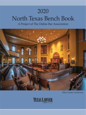 cover image of North Texas Bench Book